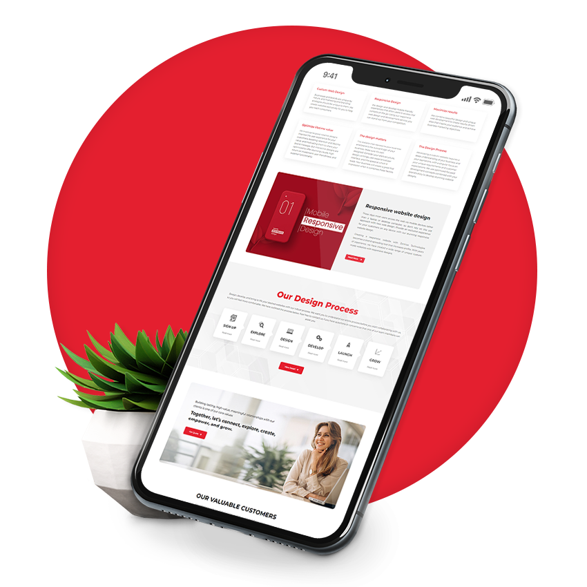 img2 A screenshot of the services page of iFame , a web design and development company in Coimbatore